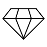 Ícone diamante